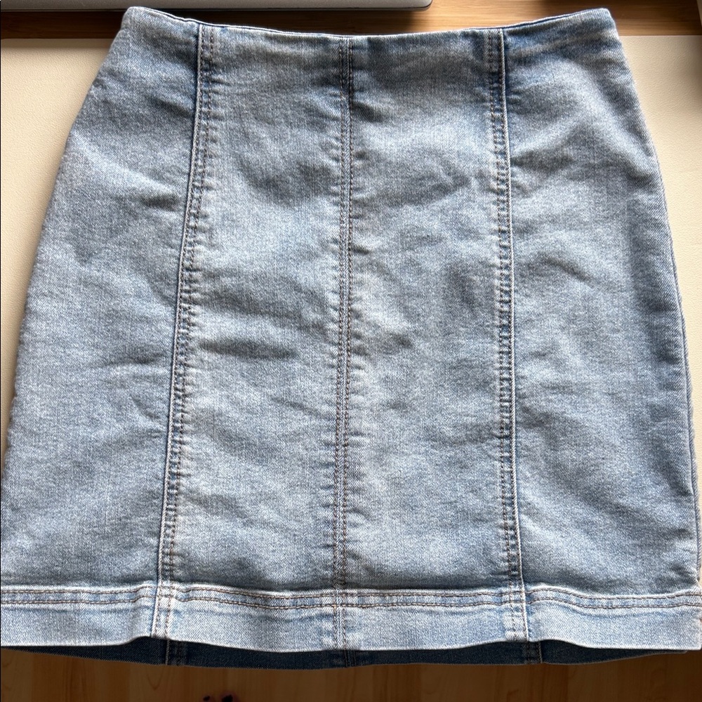 Wild Fable Light Blue Denim Pencil Skirt